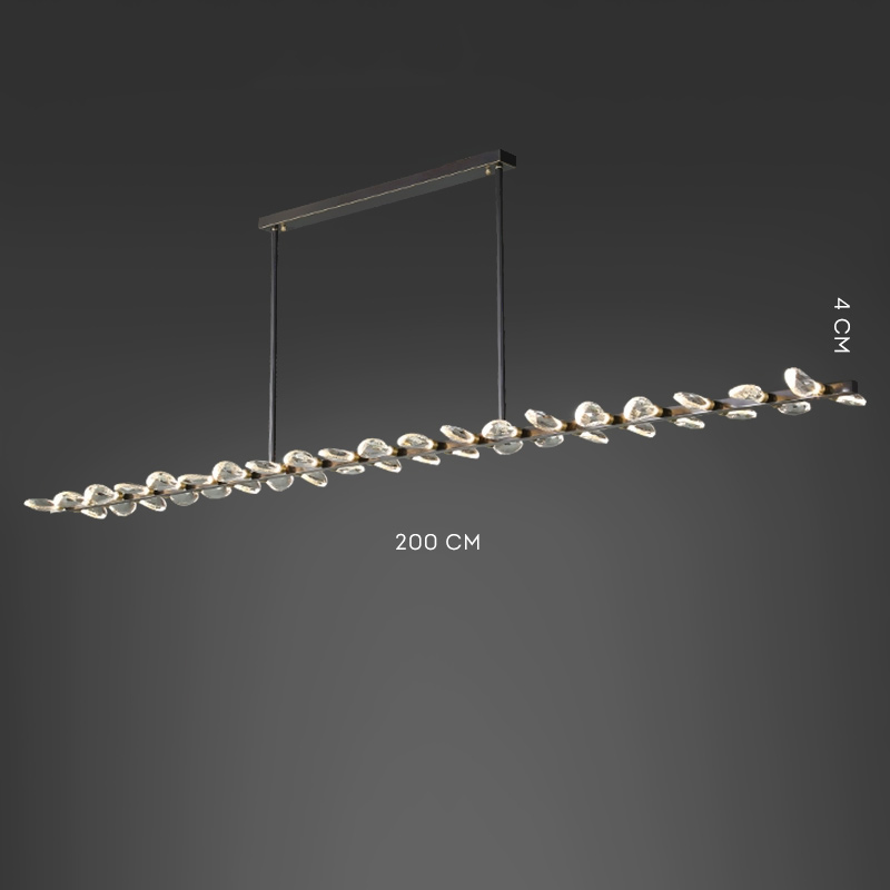 Серия светодиодных люстр с двусторонним расположением источников света в виде хрустальных кристаллов GLORIOLE LINE L200 от ImperiumLoft Серия светодиодных люстр с двусторонним расположением источников света в виде хрустальных кристаллов GLORIOLE LINE L200 от ImperiumLoft