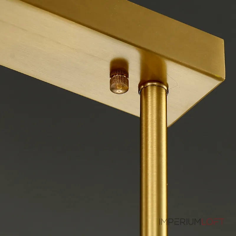 Серия светодиодных люстр с рядным расположением источников света в виде хрустальных кристаллов GLORIOLE SPIN LINE A L180 от ImperiumLoft