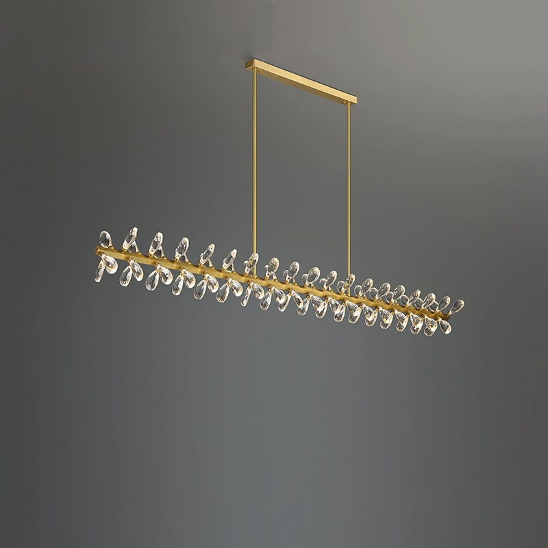 Серия светодиодных люстр с рядным расположением источников света в виде хрустальных кристаллов GLORIOLE SPIN LINE  C L180 от ImperiumLoft Серия светодиодных люстр с рядным расположением источников света в виде хрустальных кристаллов GLORIOLE SPIN LINE  C L180 от ImperiumLoft