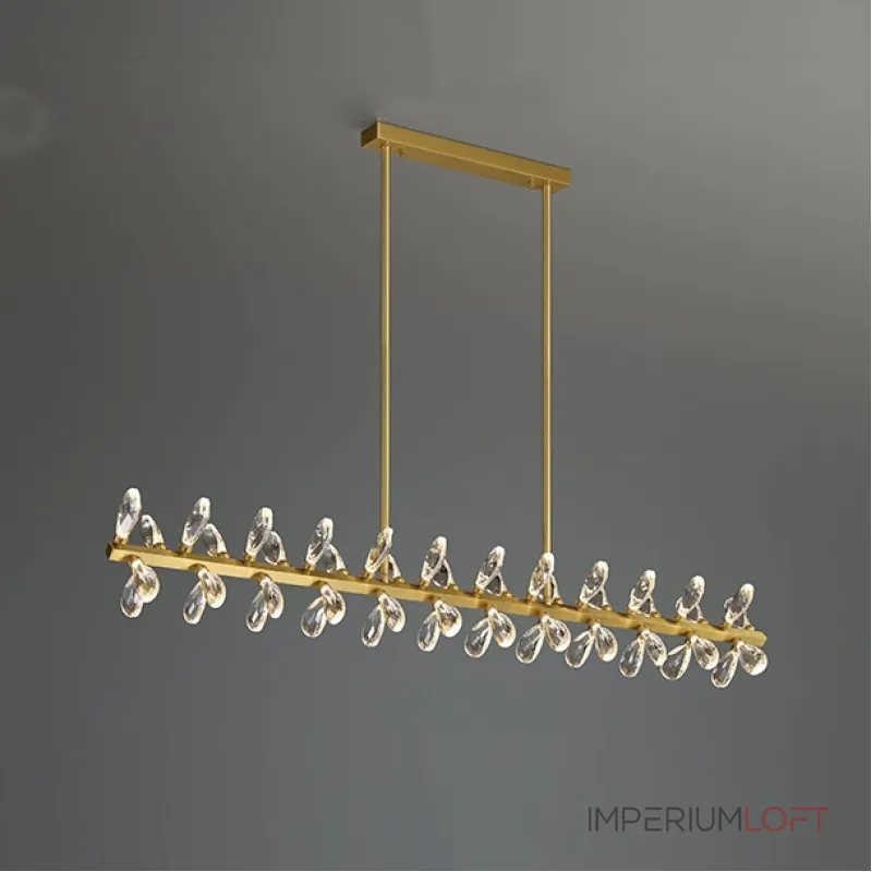 Серия светодиодных люстр с рядным расположением источников света в виде хрустальных кристаллов GLORIOLE SPIN LINE  C L120 от ImperiumLoft Серия светодиодных люстр с рядным расположением источников света в виде хрустальных кристаллов GLORIOLE SPIN LINE  C L120 от ImperiumLoft