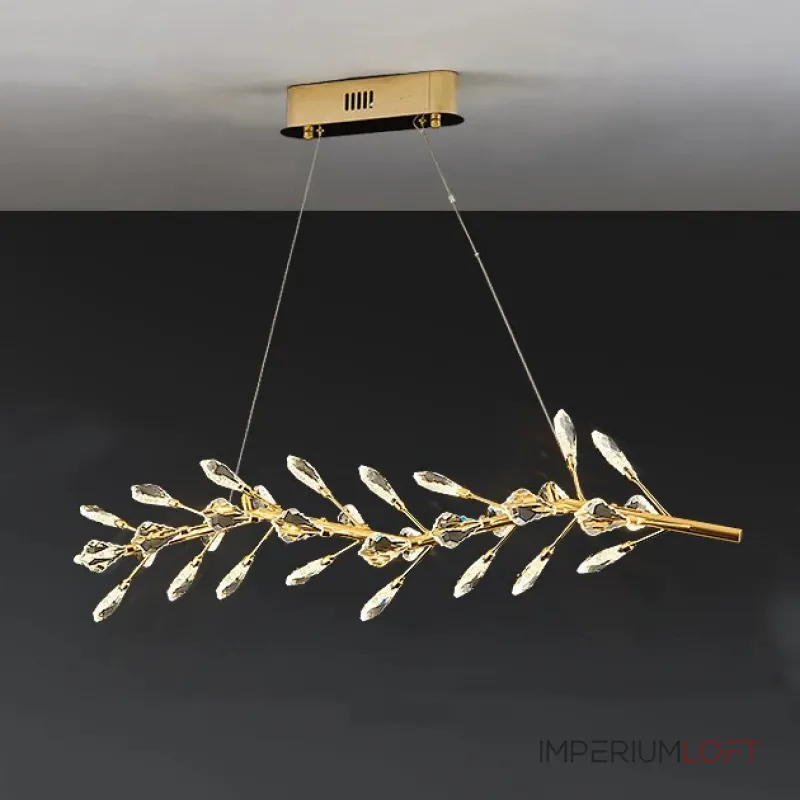 Светодиодный реечный светильник в виде ветки с декором из хрустальных элементов GLORIOLE BRANCH от ImperiumLoft Светодиодный реечный светильник в виде ветки с декором из хрустальных элементов GLORIOLE BRANCH от ImperiumLoft