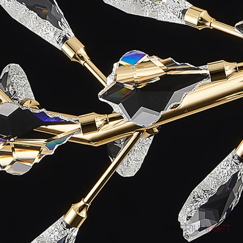 Светодиодный реечный светильник в виде ветки с декором из хрустальных элементов GLORIOLE BRANCH от ImperiumLoft Светодиодный реечный светильник в виде ветки с декором из хрустальных элементов GLORIOLE BRANCH от ImperiumLoft