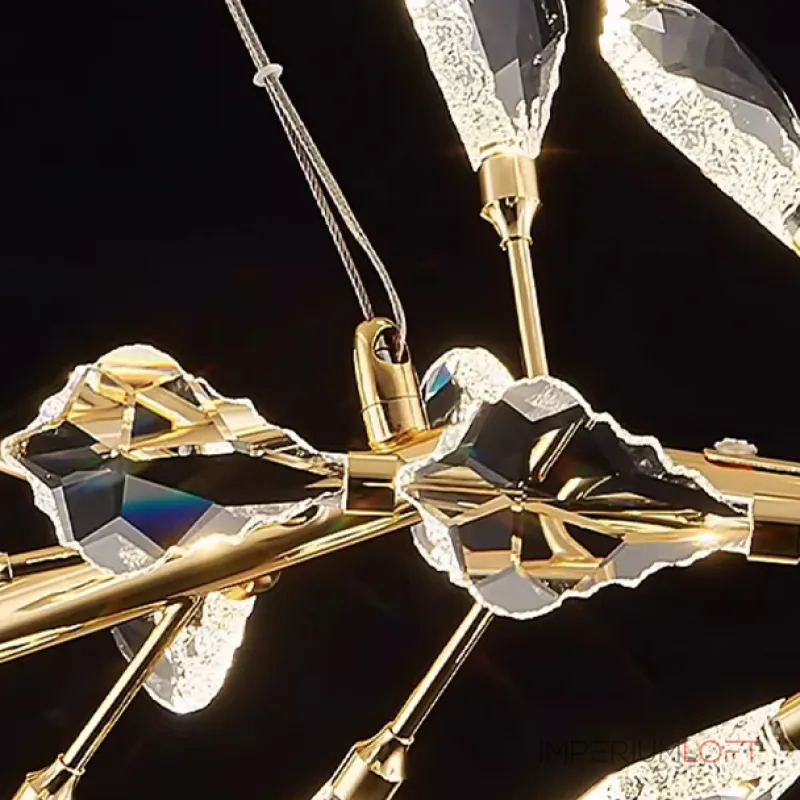 Светодиодный реечный светильник в виде ветки с декором из хрустальных элементов GLORIOLE BRANCH от ImperiumLoft Светодиодный реечный светильник в виде ветки с декором из хрустальных элементов GLORIOLE BRANCH от ImperiumLoft