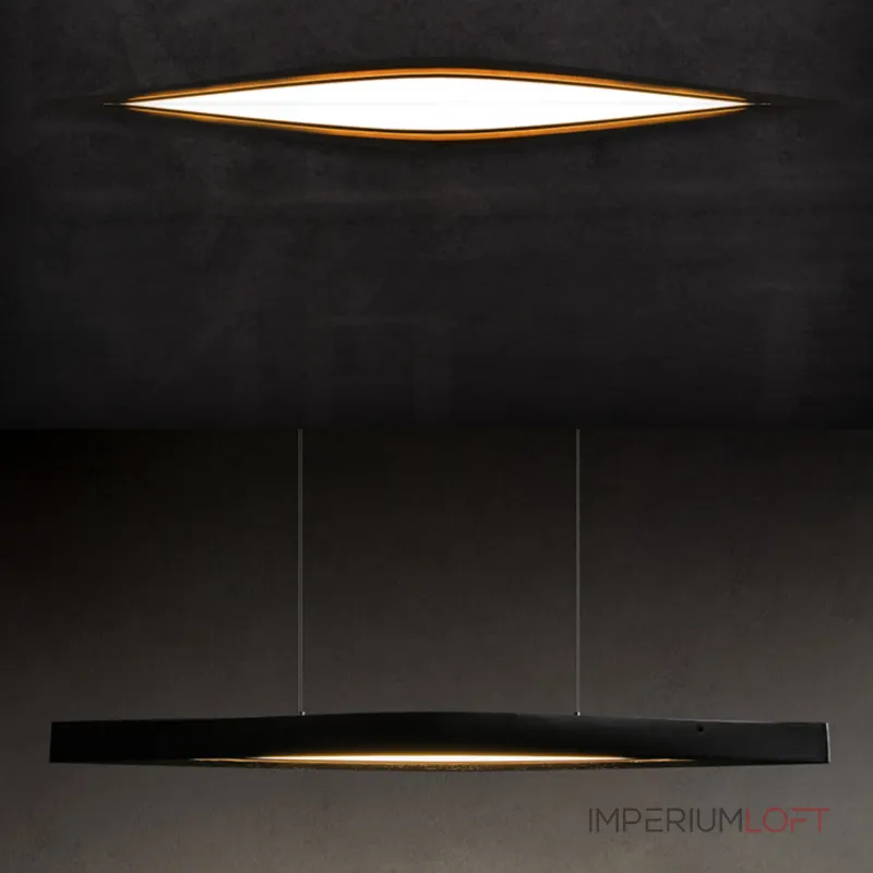 Серия реечных светильников в виде двух плавно соединенных концами планок из высококачественной древесины с LED свечением по внутренней поверхности ANGE LONG Dark Brown от ImperiumLoft Серия реечных светильников в виде двух плавно соединенных концами планок из высококачественной древесины с LED свечением по внутренней поверхности ANGE LONG Dark Brown от ImperiumLoft