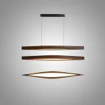 Серия реечных светильников в виде двух плавно соединенных концами планок из высококачественной древесины с LED свечением по внутренней поверхности ANGE LONG Dark Brown от ImperiumLoft Серия реечных светильников в виде двух плавно соединенных концами планок из высококачественной древесины с LED свечением по внутренней поверхности ANGE LONG Dark Brown от ImperiumLoft