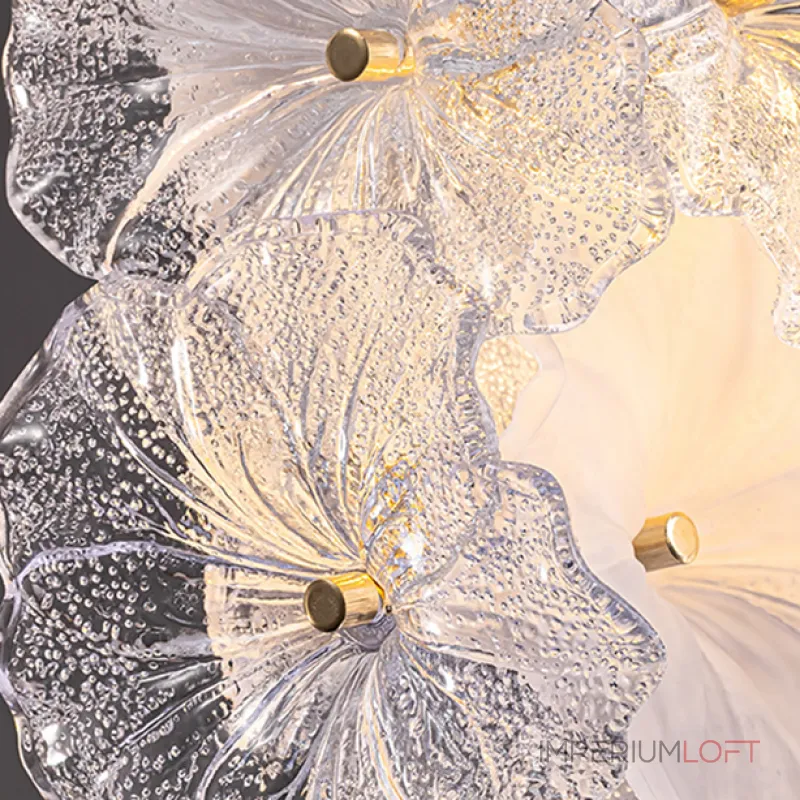 Реечный светодиодный светильник с цветочным декором из металла, прозрачного и матового стекла IVET LONG от ImperiumLoft Реечный светодиодный светильник с цветочным декором из металла, прозрачного и матового стекла IVET LONG от ImperiumLoft