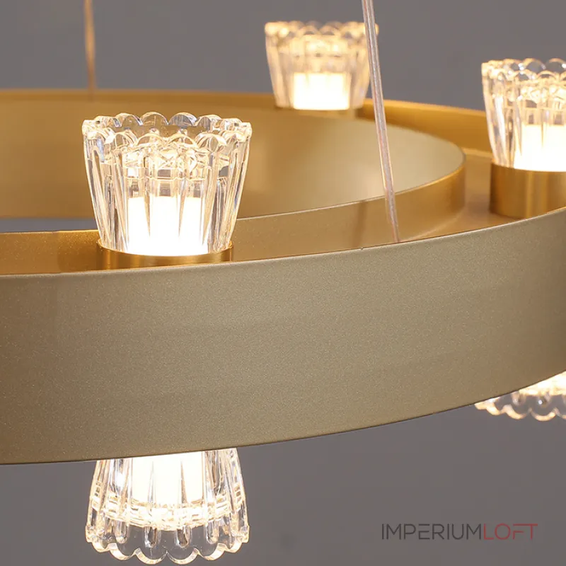 Светодиодный реечный светильник с парными двунаправленными плафонами на удлиненном кольцевом каркасе BRANDON L от ImperiumLoft Светодиодный реечный светильник с парными двунаправленными плафонами на удлиненном кольцевом каркасе BRANDON L от ImperiumLoft