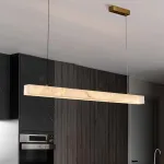 Реечный светодиодный светильник квадратного сечения из мрамора GREG L120 от ImperiumLoft