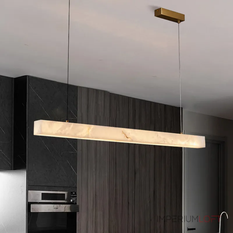 Реечный светодиодный светильник квадратного сечения из мрамора GREG L120 от ImperiumLoft Реечный светодиодный светильник квадратного сечения из мрамора GREG L120 от ImperiumLoft