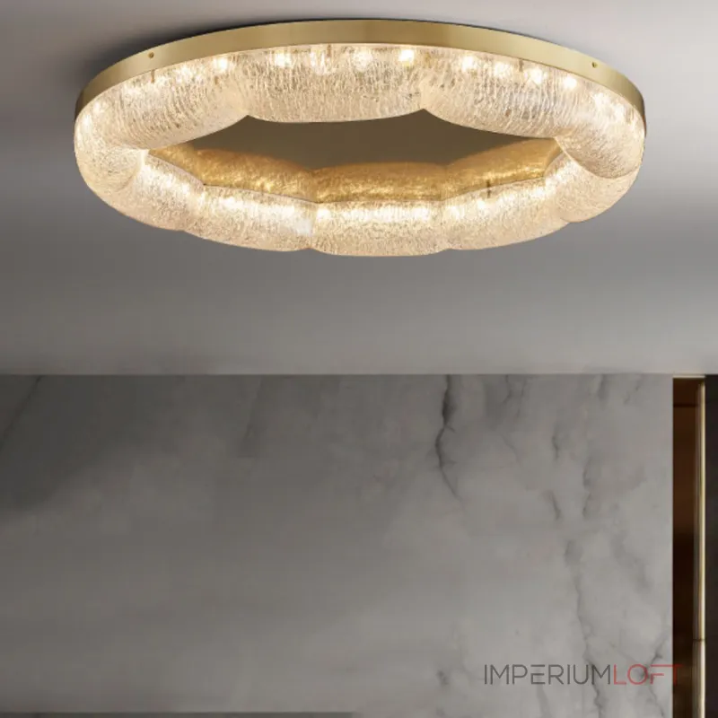 Серия потолочных светодиодных светильников с волнистым полупрозрачным корпусом с эффектом льда NELIUS WAVY CH В D50 Серия потолочных светодиодных светильников с волнистым полупрозрачным корпусом с эффектом льда NELIUS WAVY CH В D50