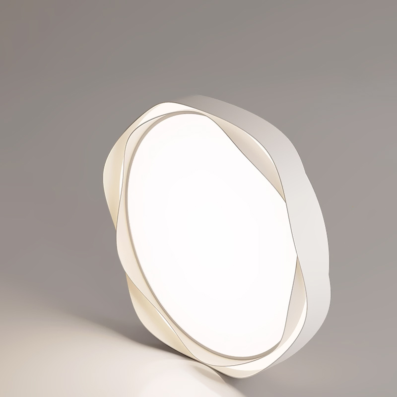 Серия потолочных светильников с корпусом из двух колец волнообразной формы со светодиодной подсветкой FINIAN C Yellow от ImperiumLoft Серия потолочных светильников с корпусом из двух колец волнообразной формы со светодиодной подсветкой FINIAN C Yellow от ImperiumLoft