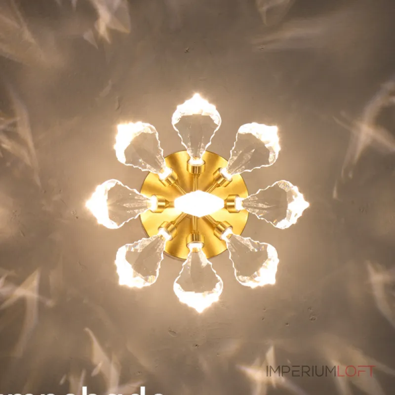 Серия настенных светильников со скоплением кристаллов из улучшенного хрусталя К9 GLORIOLE WALL от ImperiumLoft Серия настенных светильников со скоплением кристаллов из улучшенного хрусталя К9 GLORIOLE WALL от ImperiumLoft