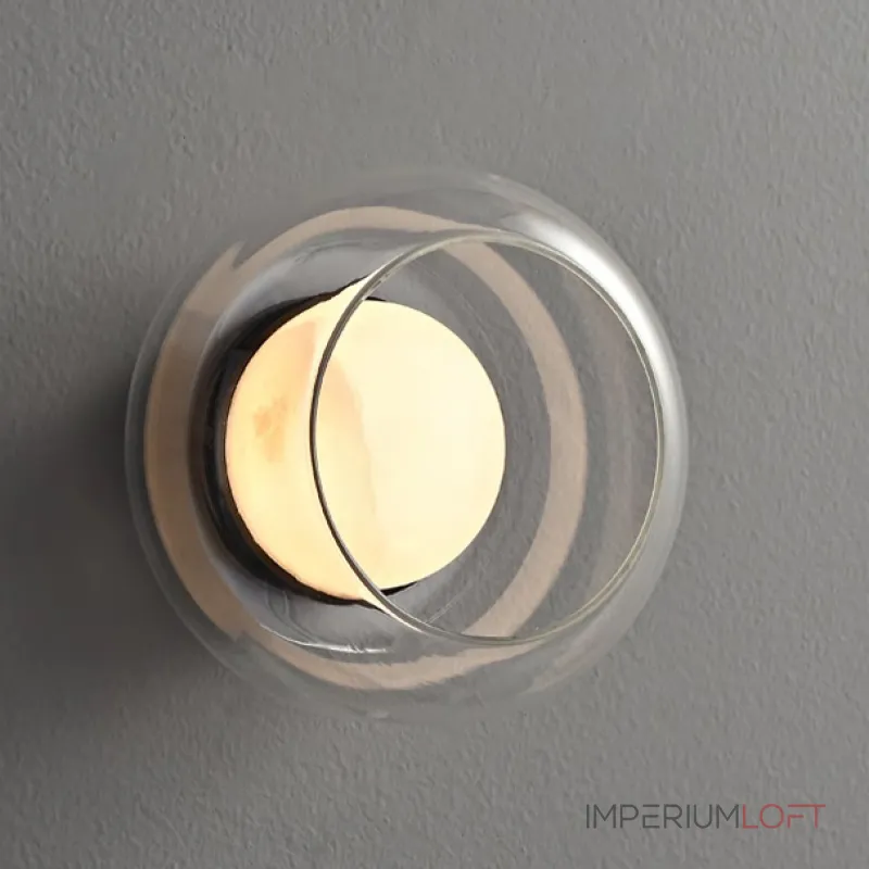 Серия настенных светильников с мраморным рассеивателем внутри стеклянного плафона DORIAN WALL от ImperiumLoft Серия настенных светильников с мраморным рассеивателем внутри стеклянного плафона DORIAN WALL от ImperiumLoft