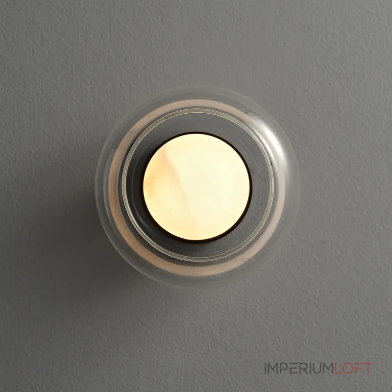 Серия настенных светильников с мраморным рассеивателем внутри стеклянного плафона DORIAN WALL от ImperiumLoft Серия настенных светильников с мраморным рассеивателем внутри стеклянного плафона DORIAN WALL от ImperiumLoft