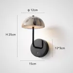 Бра с корпусом из натурального мрамора с фактурой Bulgary Stone на прямоугольной стойке DANERIK MARBLE