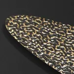 Серия светодиодных настенных светильников с латунным корпусом овальной формы и рельефной поверхностью с чернением MILIUS SHADE L101 от ImperiumLoft