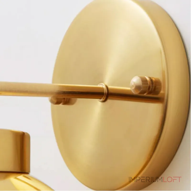 Серия золотых настенных светильников с деревянным элементом ALISON GOLD WALL Dark Brown Серия золотых настенных светильников с деревянным элементом ALISON GOLD WALL Dark Brown