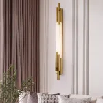 Настенный светодиодный светильник из нескольких разноуровневых светодиодных стержней VALDUS 3000К