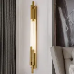 Настенный светодиодный светильник из нескольких разноуровневых светодиодных стержней VALDUS 3000К