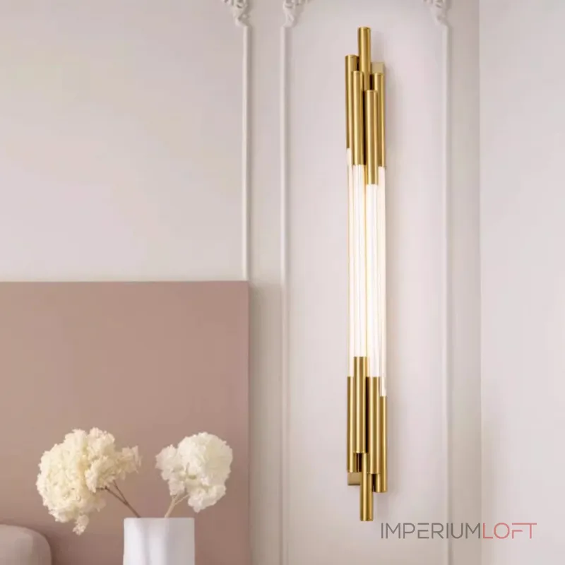 Настенный светодиодный светильник из нескольких разноуровневых светодиодных стержней VALDUS 3000К