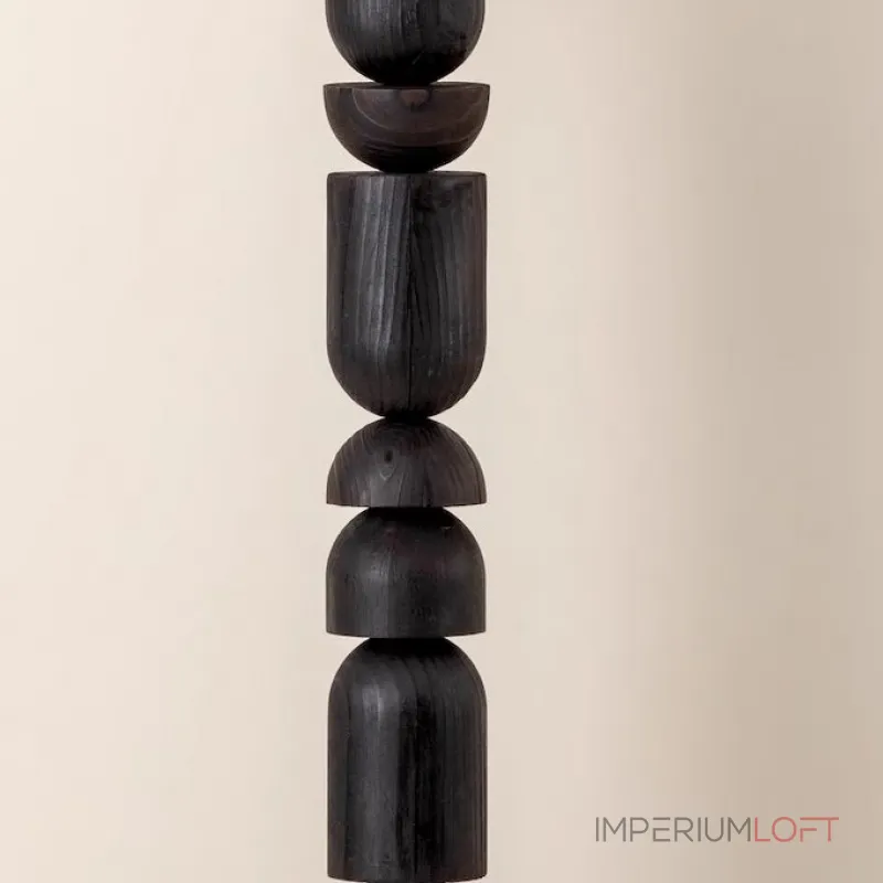 Торшер с фигурной стойкой из высококачественной древесины и цилиндрическим текстильным плафоном WILHARD от ImperiumLoft Торшер с фигурной стойкой из высококачественной древесины и цилиндрическим текстильным плафоном WILHARD от ImperiumLoft