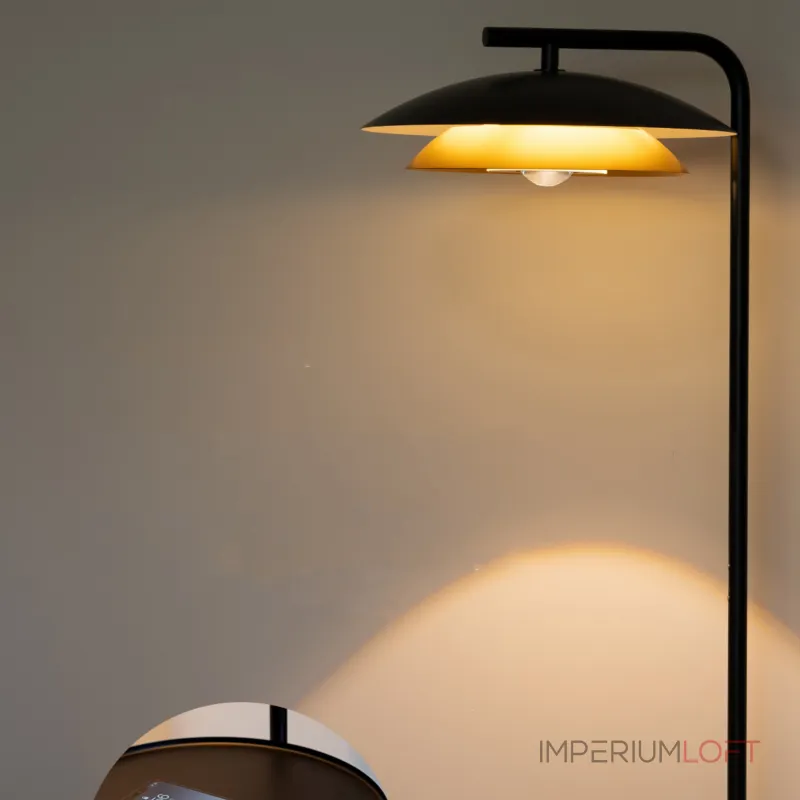 Светодиодный торшер с двойным купольным плафоном, столиком и сенсорным переключением цветовой температуры TERRY FL TBL от ImperiumLoft Светодиодный торшер с двойным купольным плафоном, столиком и сенсорным переключением цветовой температуры TERRY FL TBL от ImperiumLoft