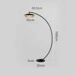 Светодиодный торшер с двойным купольным плафоном и линзированным источником света на дугообразной стойке TERRY FL ARC от ImperiumLoft Светодиодный торшер с двойным купольным плафоном и линзированным источником света на дугообразной стойке TERRY FL ARC от ImperiumLoft