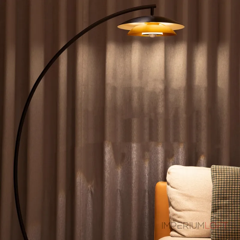 Светодиодный торшер с двойным купольным плафоном и линзированным источником света на дугообразной стойке TERRY FL ARC от ImperiumLoft Светодиодный торшер с двойным купольным плафоном и линзированным источником света на дугообразной стойке TERRY FL ARC от ImperiumLoft