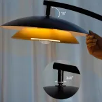 Светодиодный торшер с двойным купольным плафоном и линзированным источником света на дугообразной стойке TERRY FL ARC от ImperiumLoft Светодиодный торшер с двойным купольным плафоном и линзированным источником света на дугообразной стойке TERRY FL ARC от ImperiumLoft