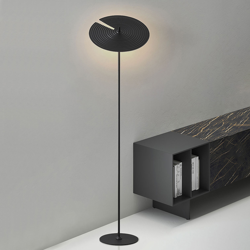 Серия торшеров с шарообразным плафоном и меняющим положение затеняющим диском с рельефной поверхностью LANNY White от ImperiumLoft Серия торшеров с шарообразным плафоном и меняющим положение затеняющим диском с рельефной поверхностью LANNY White от ImperiumLoft