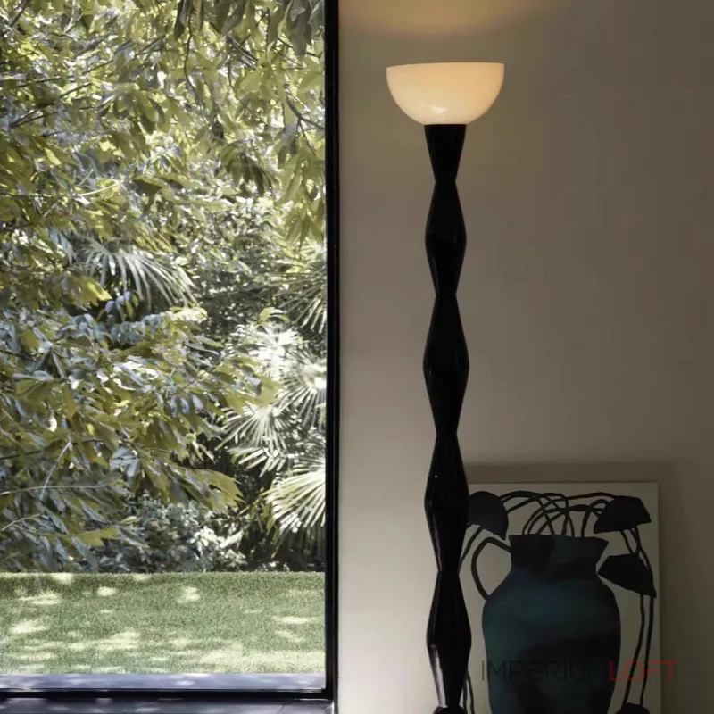 Светодиодный торшер с плафоном в форме чаши и фигурной стойкой ULFSTAND от ImperiumLoft Светодиодный торшер с плафоном в форме чаши и фигурной стойкой ULFSTAND от ImperiumLoft