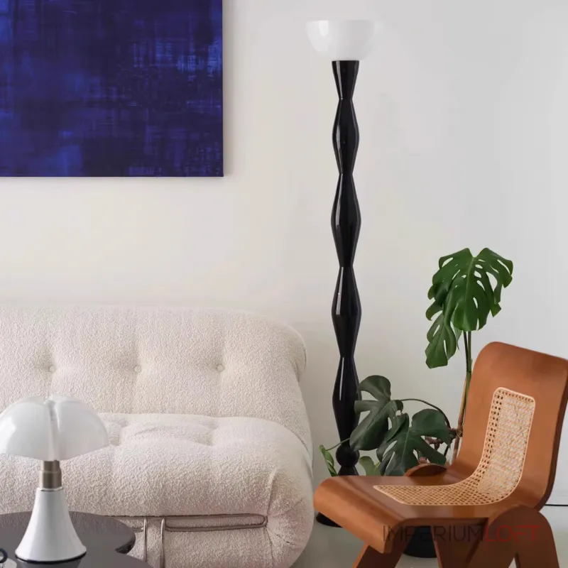 Светодиодный торшер с плафоном в форме чаши и фигурной стойкой ULFSTAND от ImperiumLoft Светодиодный торшер с плафоном в форме чаши и фигурной стойкой ULFSTAND от ImperiumLoft