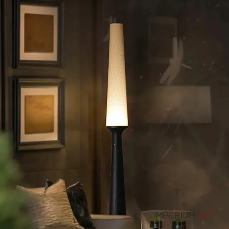 Серия торшеров с выключателем на коническом основании из высококачественной древесины и текстильным плафоном STEVE H145 Black от ImperiumLoft Серия торшеров с выключателем на коническом основании из высококачественной древесины и текстильным плафоном STEVE H145 Black от ImperiumLoft