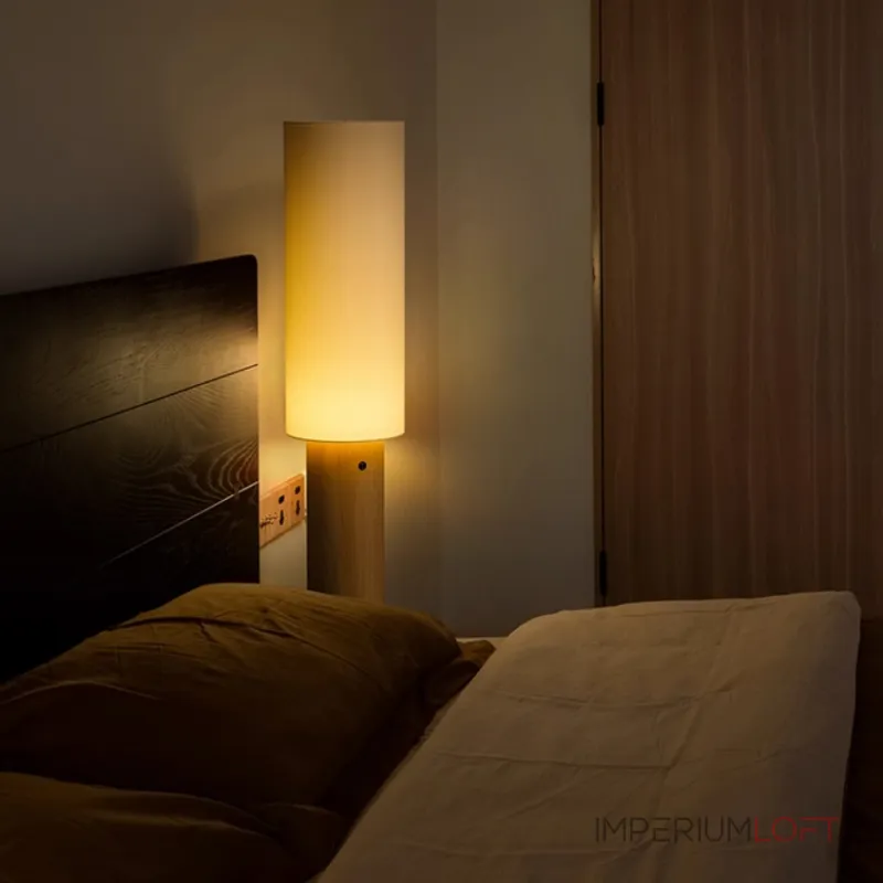 Серия торшеров с выключателем на цилиндрическим основании из высококачественной древесины и текстильным плафоном SMOT Light Brown от ImperiumLoft Серия торшеров с выключателем на цилиндрическим основании из высококачественной древесины и текстильным плафоном SMOT Light Brown от ImperiumLoft