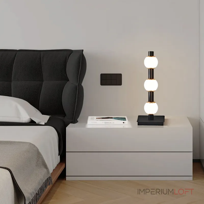 Настольная лампа с подвижными шарообразными плафонами на вертикальной стойке TONNY TAB от ImperiumLoft Настольная лампа с подвижными шарообразными плафонами на вертикальной стойке TONNY TAB от ImperiumLoft