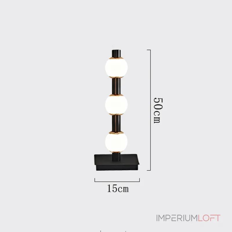 Настольная лампа с подвижными шарообразными плафонами на вертикальной стойке TONNY TAB от ImperiumLoft Настольная лампа с подвижными шарообразными плафонами на вертикальной стойке TONNY TAB от ImperiumLoft
