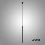 Подвесной LED светильник удлиненной цилиндрической формы ATTA Black 4000К