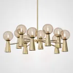 Потолочная люстра ABELINA L20 Gold Amber от ImperiumLoft