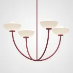 Люстра на штанге INELDA L4 Red