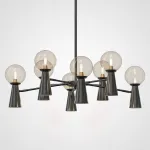 Потолочная люстра ABELINA L16 Black Amber от ImperiumLoft