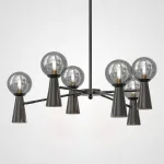 Потолочная люстра ABELINA L12 Black Grey от ImperiumLoft