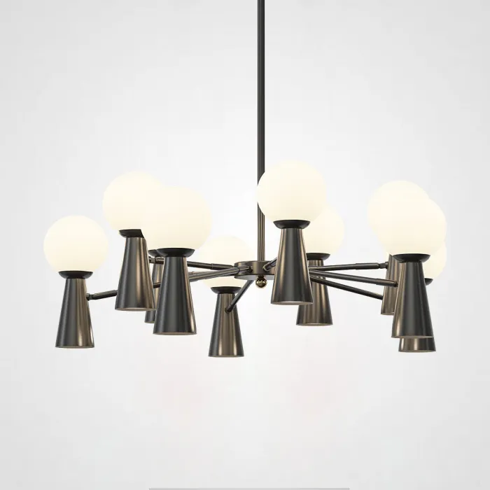 Потолочная люстра ABELINA L20 Black White  от ImperiumLoft