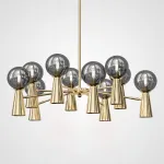 Потолочная люстра ABELINA L20 Gold Grey от ImperiumLoft