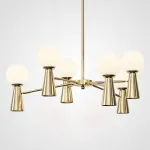 Потолочная люстра ABELINA L12 Gold White от ImperiumLoft