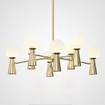 Потолочная люстра ABELINA L16 Gold White от ImperiumLoft