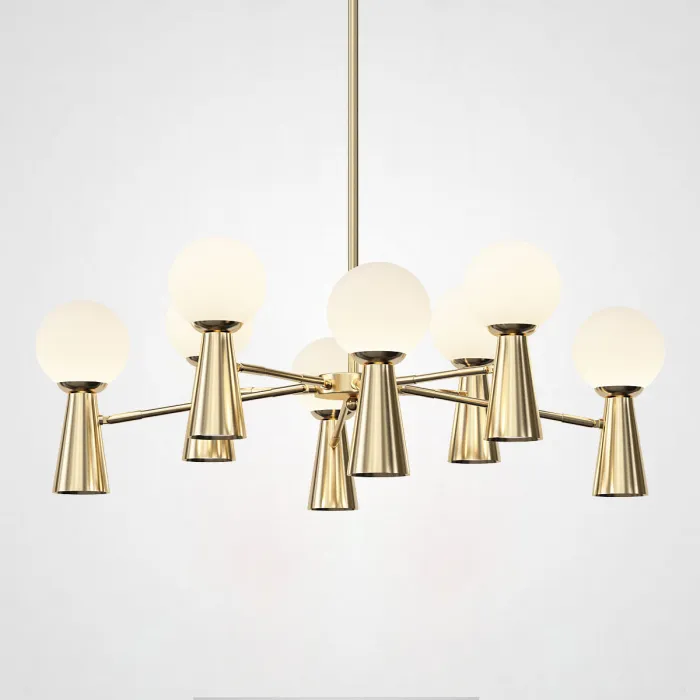 Потолочная люстра ABELINA L16 Gold White от ImperiumLoft