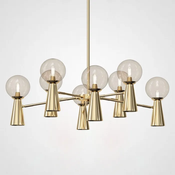 Потолочная люстра ABELINA L16 Gold Amber от ImperiumLoft