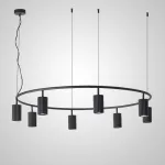 Подвесная люстра MAISY D60 Black от ImperiumLoft