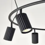 Подвесная люстра MAISY D60 Black от ImperiumLoft