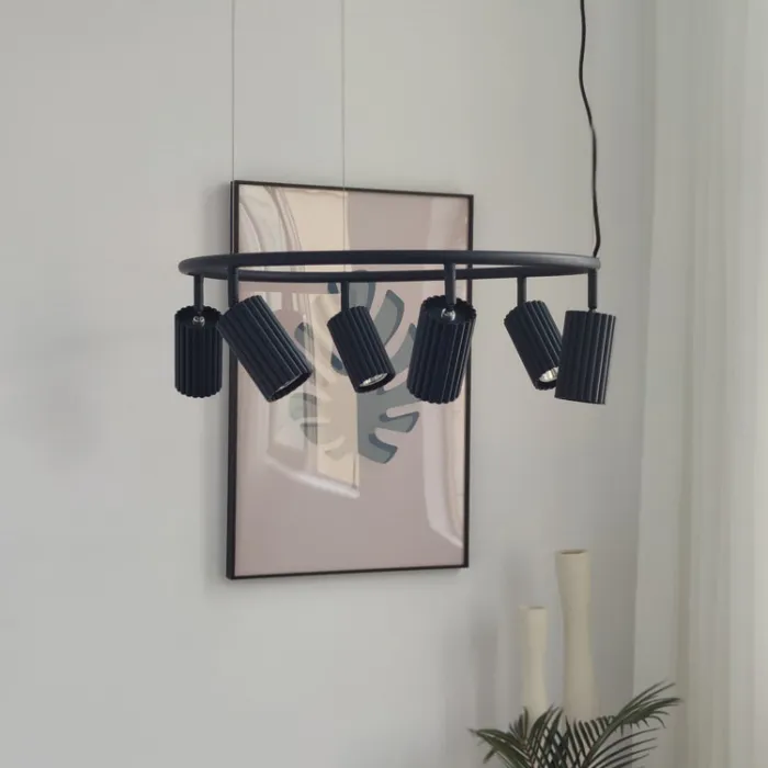 Подвесная люстра MAISY D60 Black от ImperiumLoft